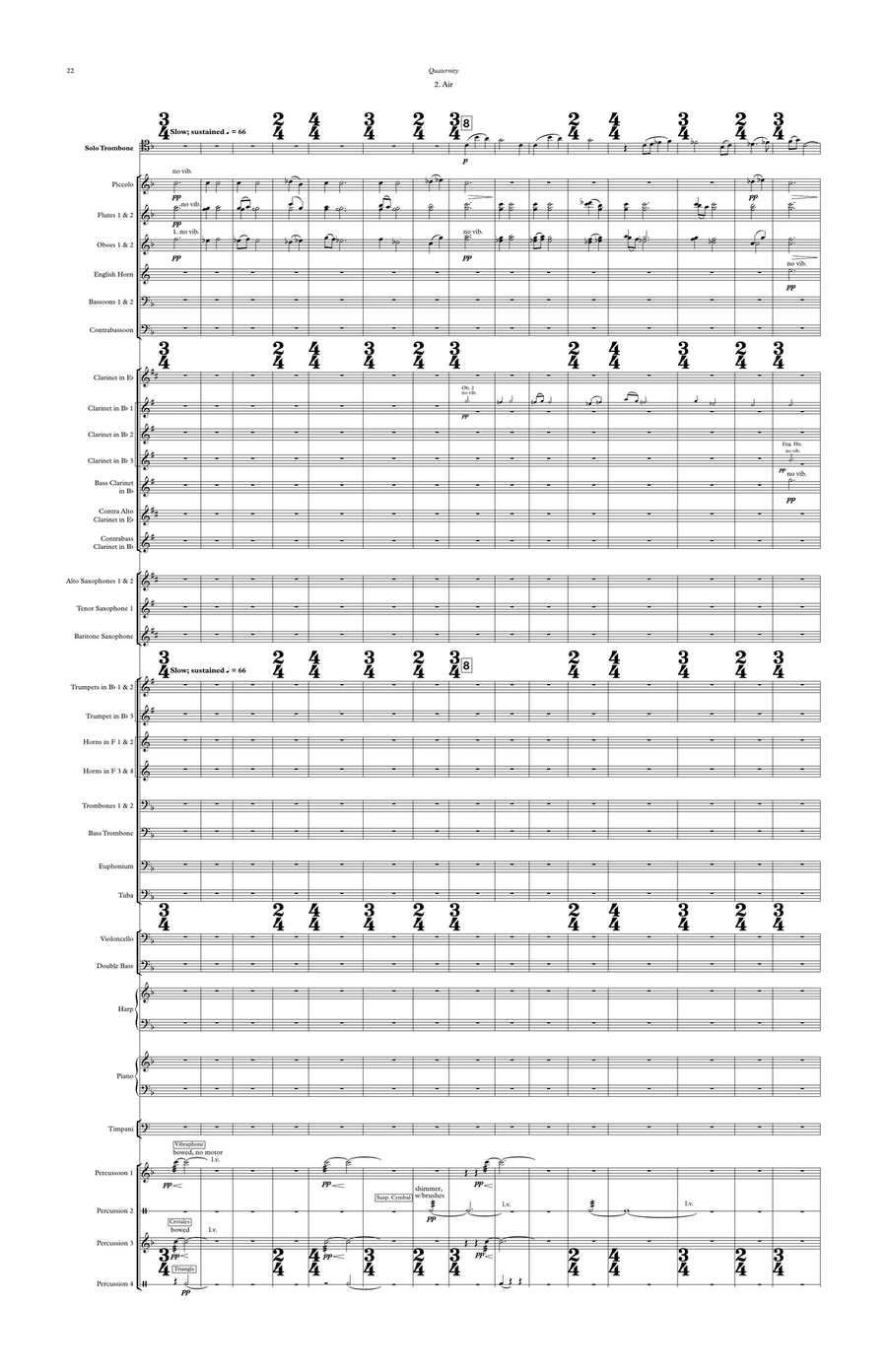 Quaternity (score only) Quaternity (score only) Trombone scores gallery preview page 7