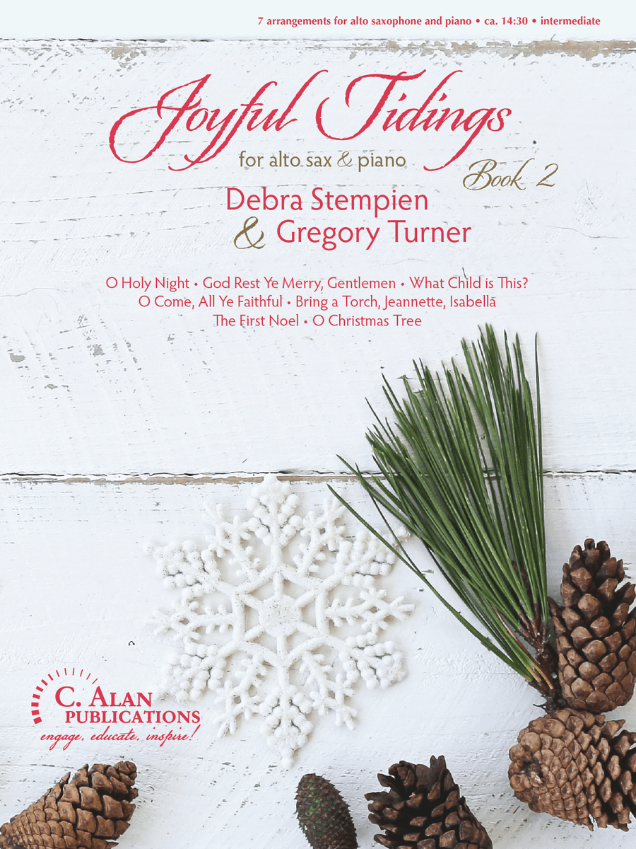 Joyful Tidings, Book 2 for Alto Sax & Piano Alto Saxophone scores gallery preview page 1