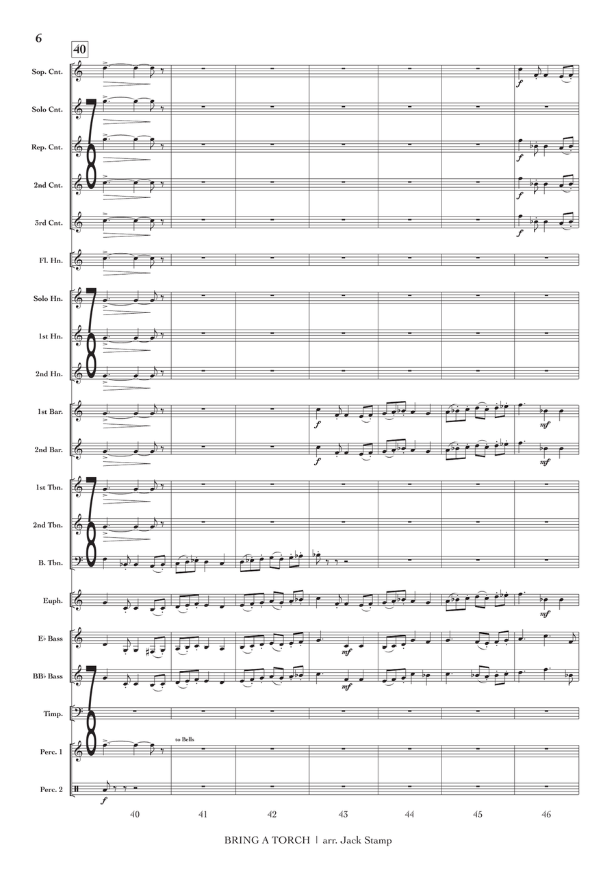 Bring a Torch Bring a Torch Brass Band scores gallery preview page 7