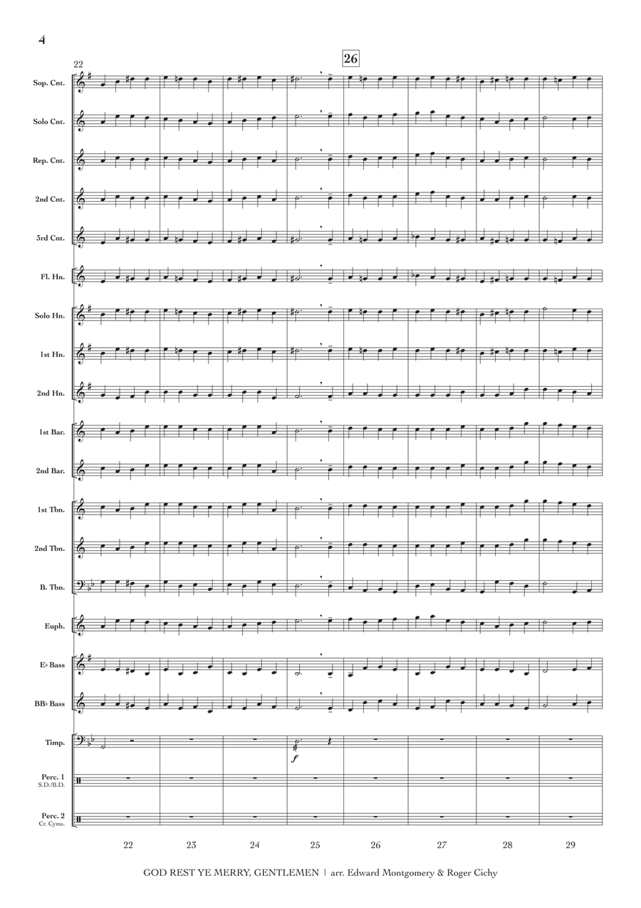 Festive Traditions, Vol. 1 (conductor's score) Brass Band scores gallery preview page 5