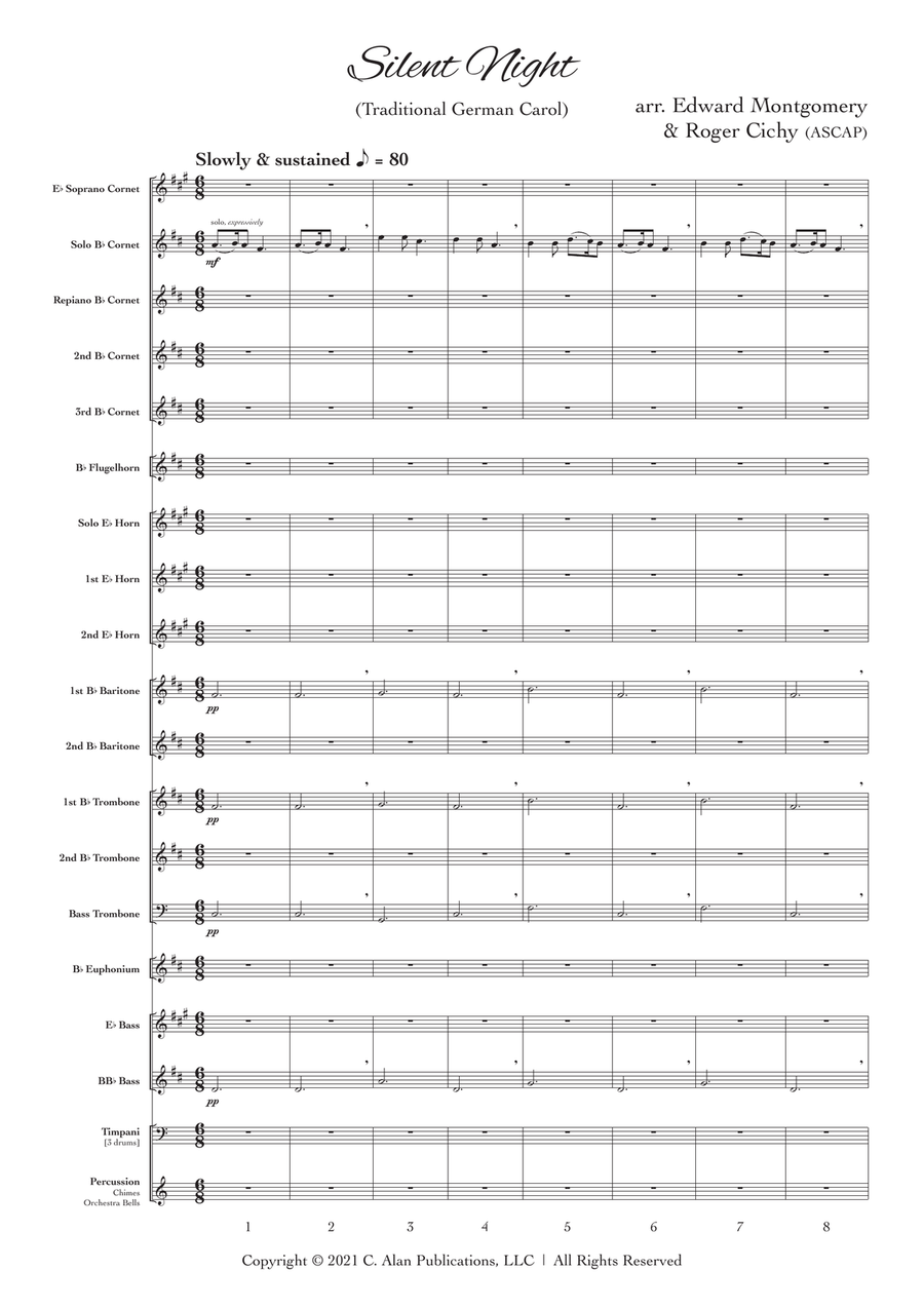 Festive Traditions, Vol. 1 (conductor's score) Brass Band scores gallery preview page 6