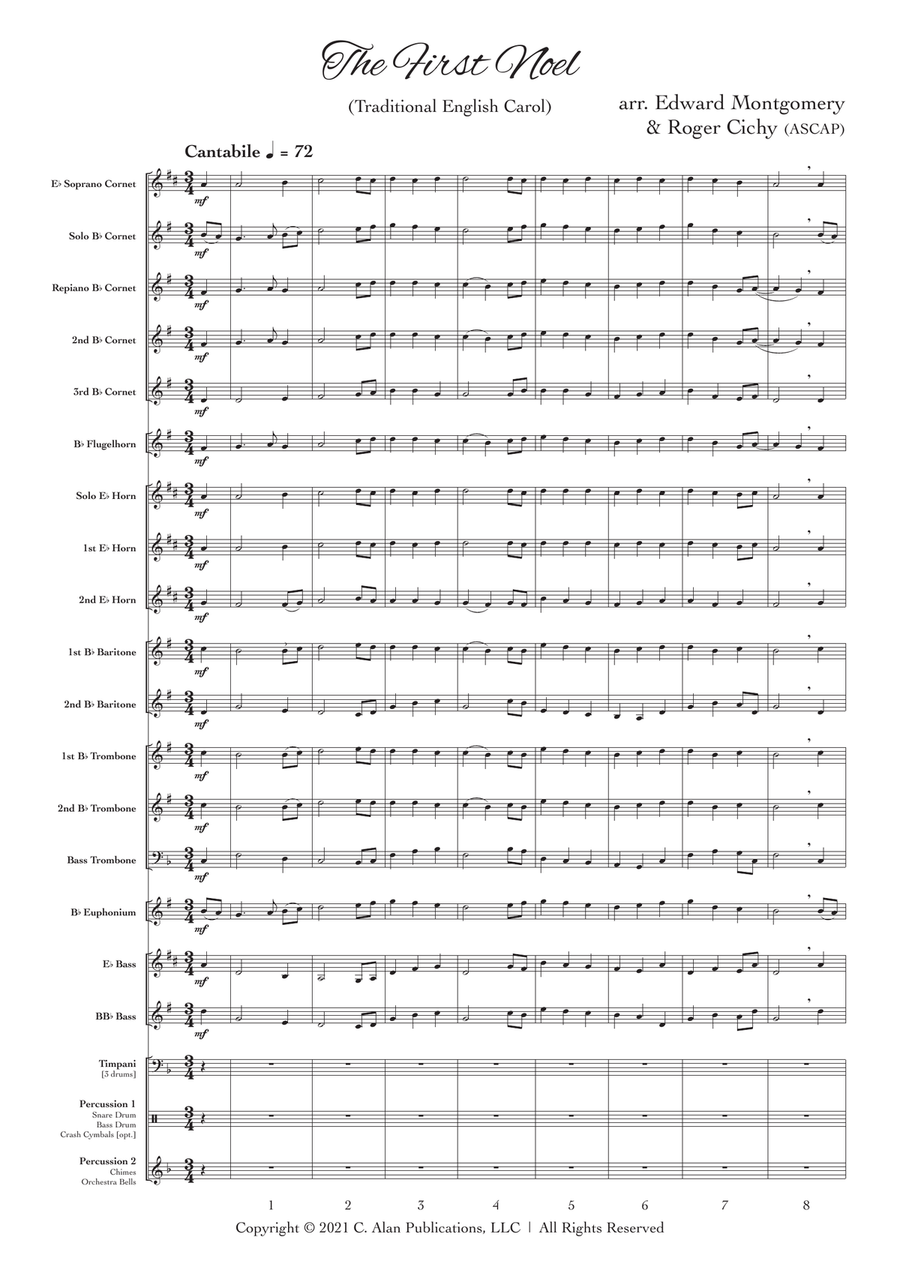 Festive Traditions, Vol. 1 (conductor's score) Brass Band scores gallery preview page 9