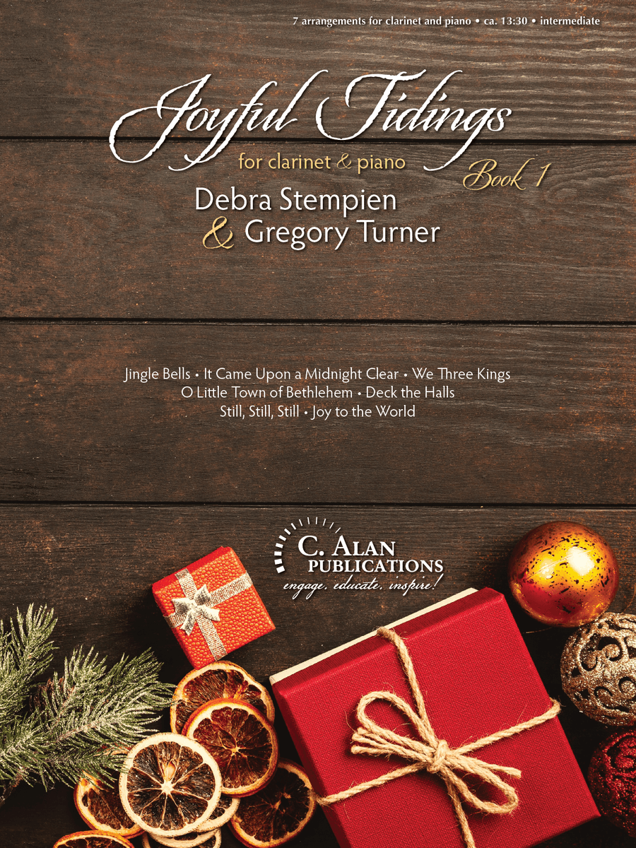 Joyful Tidings, Book 1 for Clarinet & Piano Clarinet Solo scores gallery preview page 1