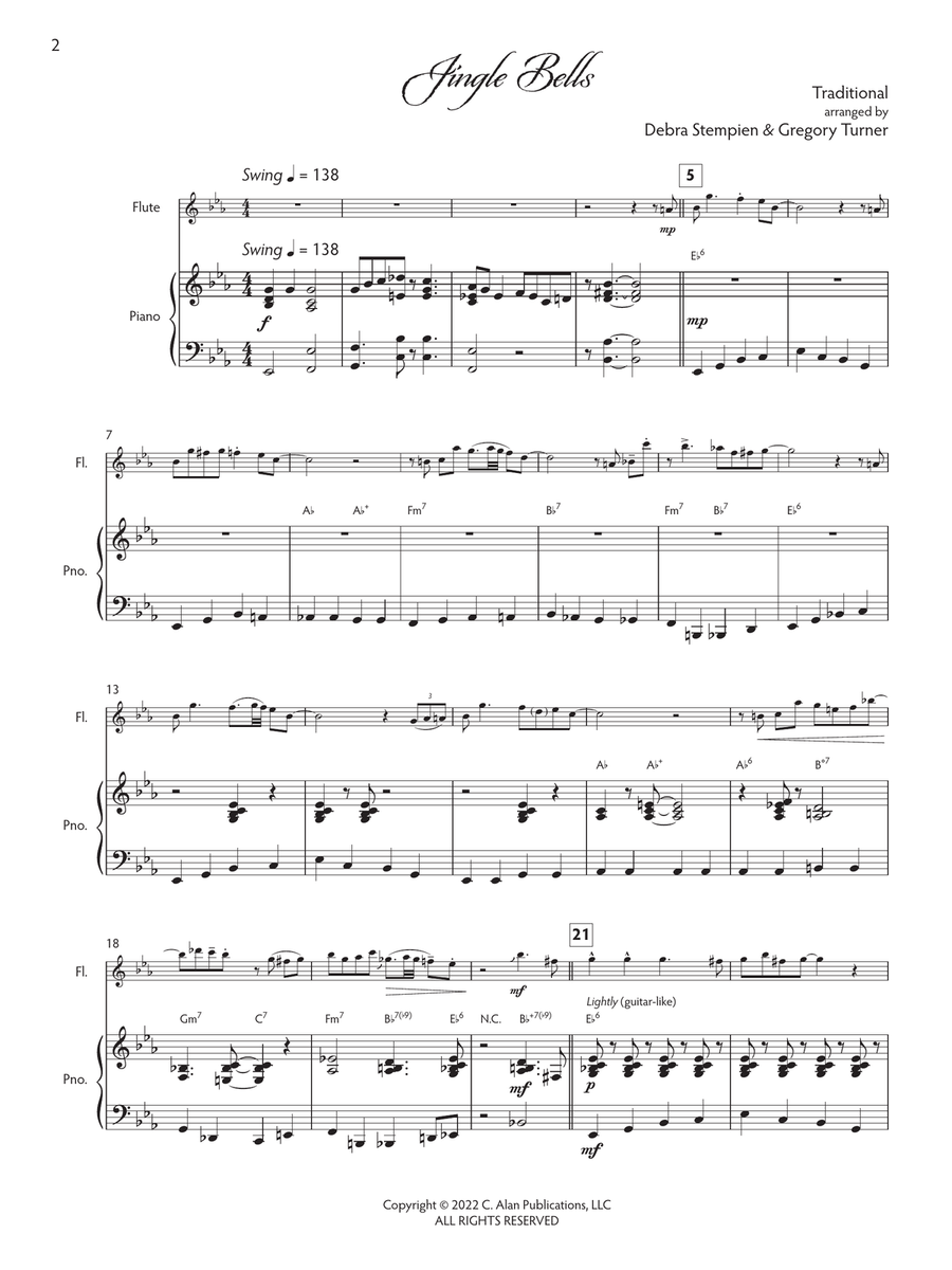 Joyful Tidings, Book 1 for Flute & Piano Flute Solo scores gallery preview page 3
