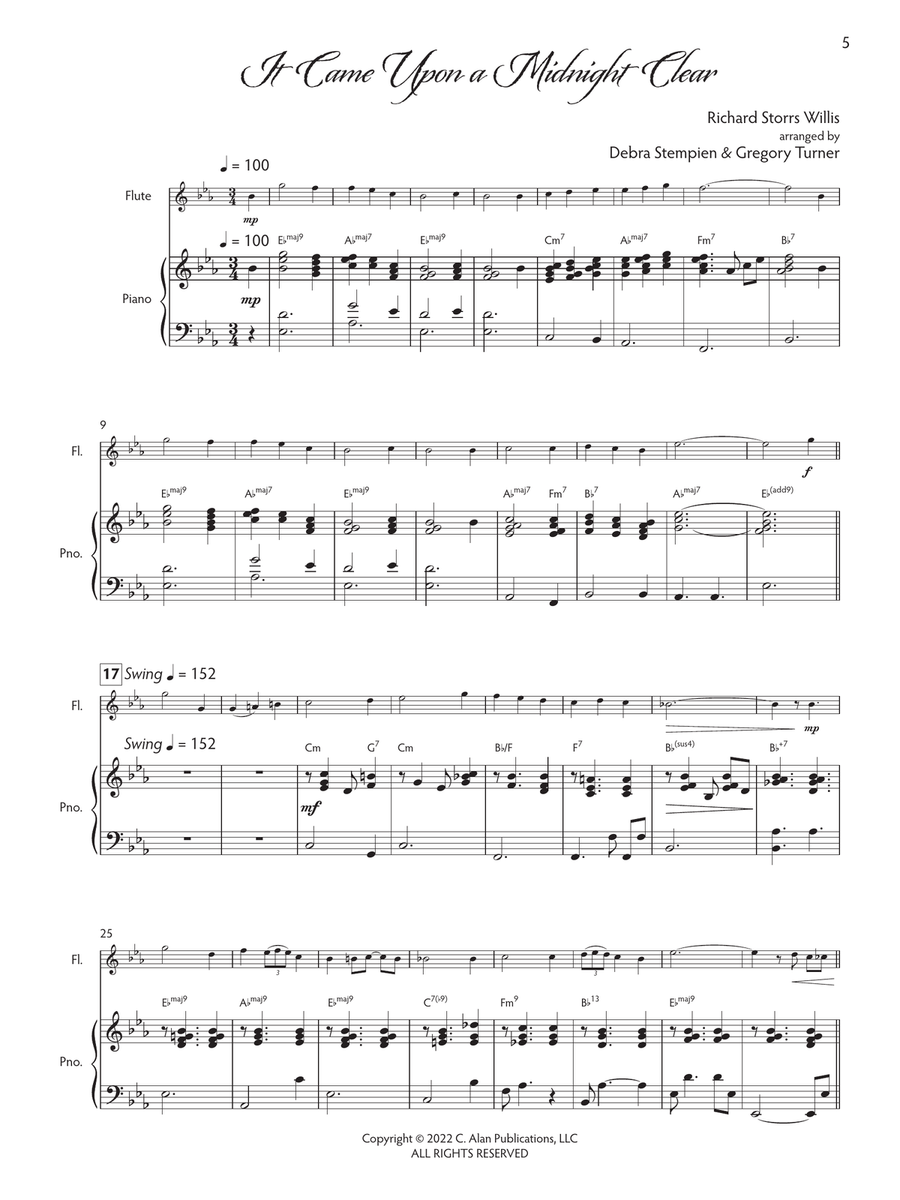Joyful Tidings, Book 1 for Flute & Piano Flute Solo scores gallery preview page 4