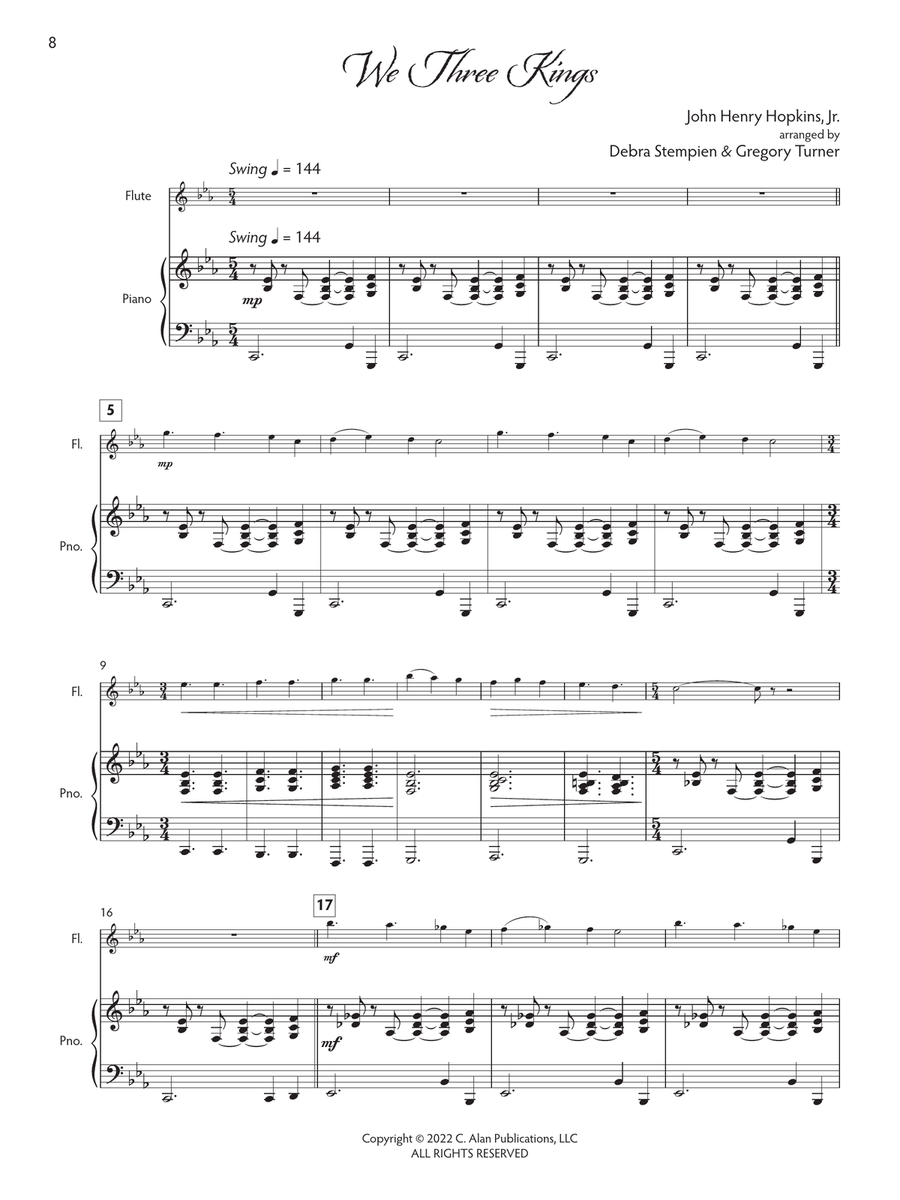 Joyful Tidings, Book 1 for Flute & Piano Flute Solo scores gallery preview page 5