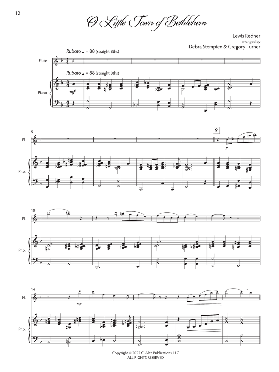 Joyful Tidings, Book 1 for Flute & Piano Flute Solo scores gallery preview page 6