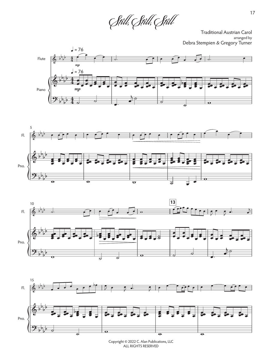 Joyful Tidings, Book 1 for Flute & Piano Flute Solo scores gallery preview page 8