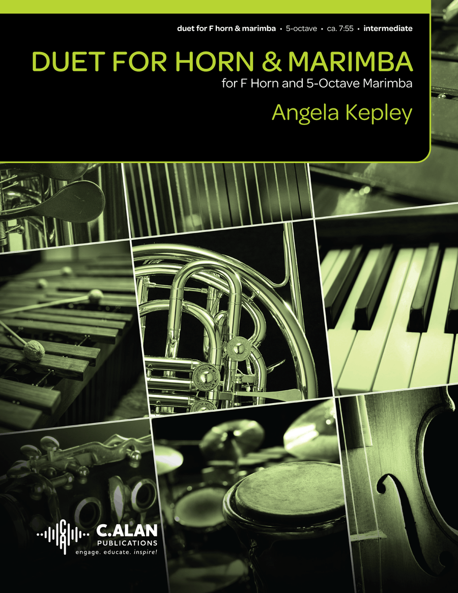 Duet for Horn & Marimba Duet for Horn & Marimba Horn scores gallery preview page 1