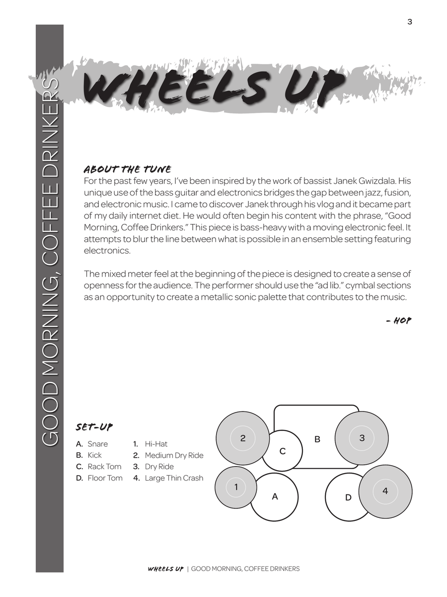 Wheels Up Wheels Up Drum Set scores gallery preview page 3
