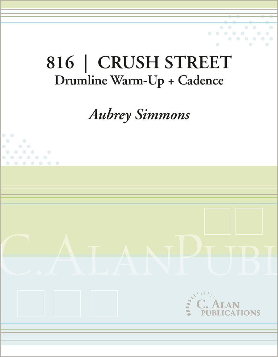 816 | Crush Street 816 | Crush Street Percussion scores gallery preview page 1