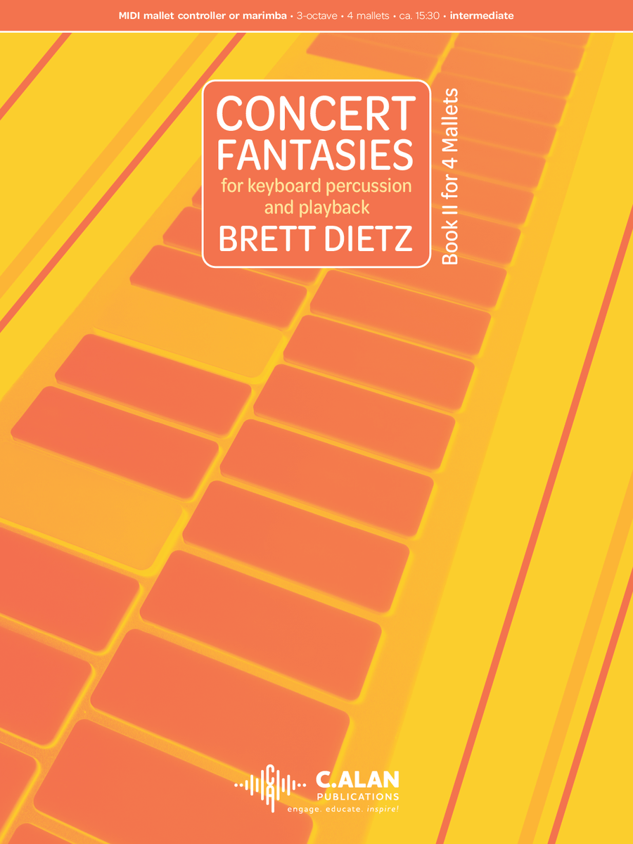 Concert Fantasies for Keyboard Percussion, Book II Percussion scores gallery preview page 1