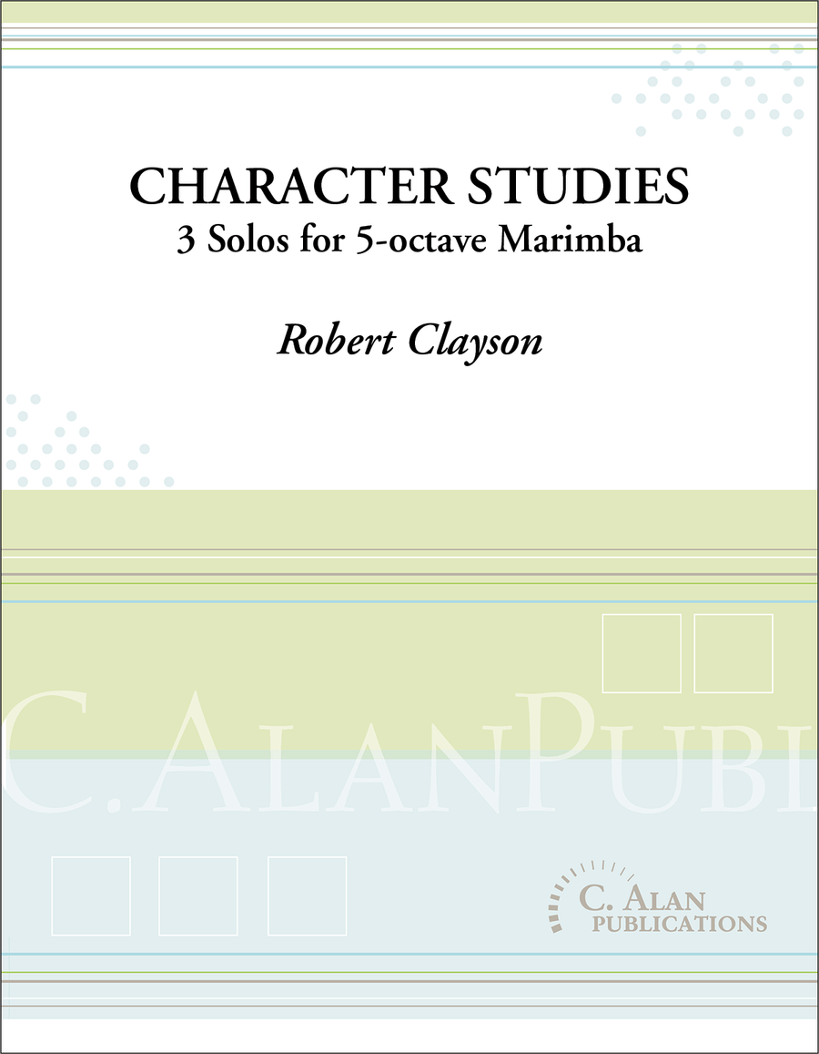 Character Studies Character Studies Marimba scores gallery preview page 1