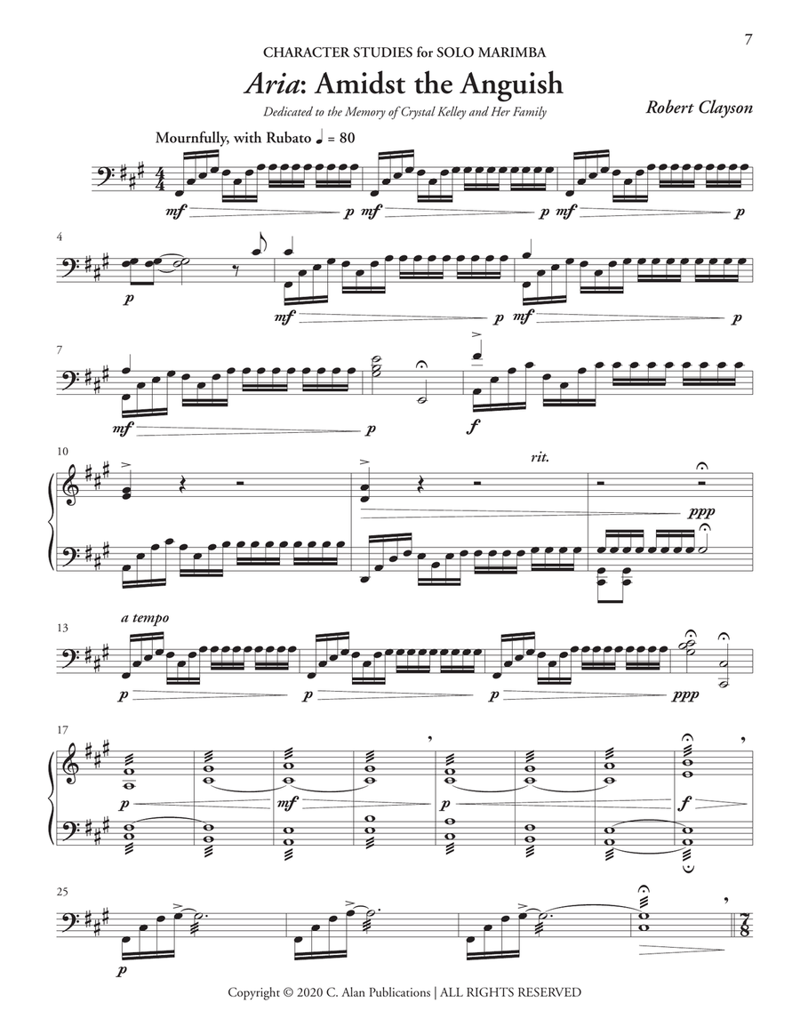 Character Studies Character Studies Marimba scores gallery preview page 4