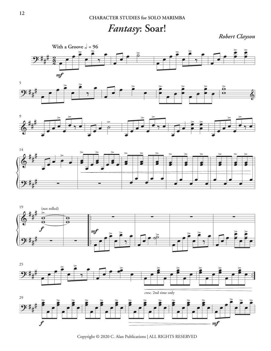 Character Studies Character Studies Marimba scores gallery preview page 6