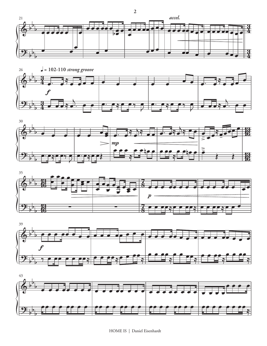 Home Is Home Is Marimba scores gallery preview page 3