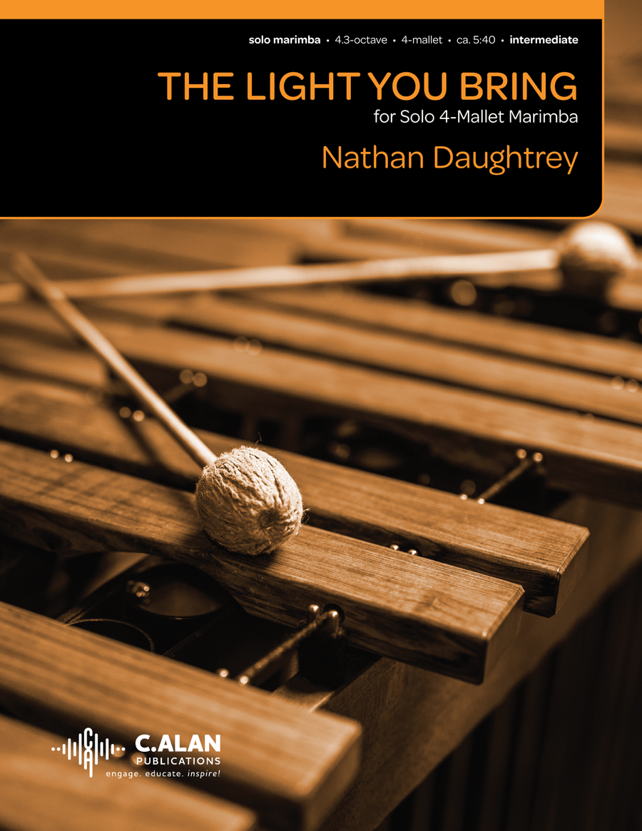 The Light You Bring The Light You Bring Marimba scores gallery preview page 1