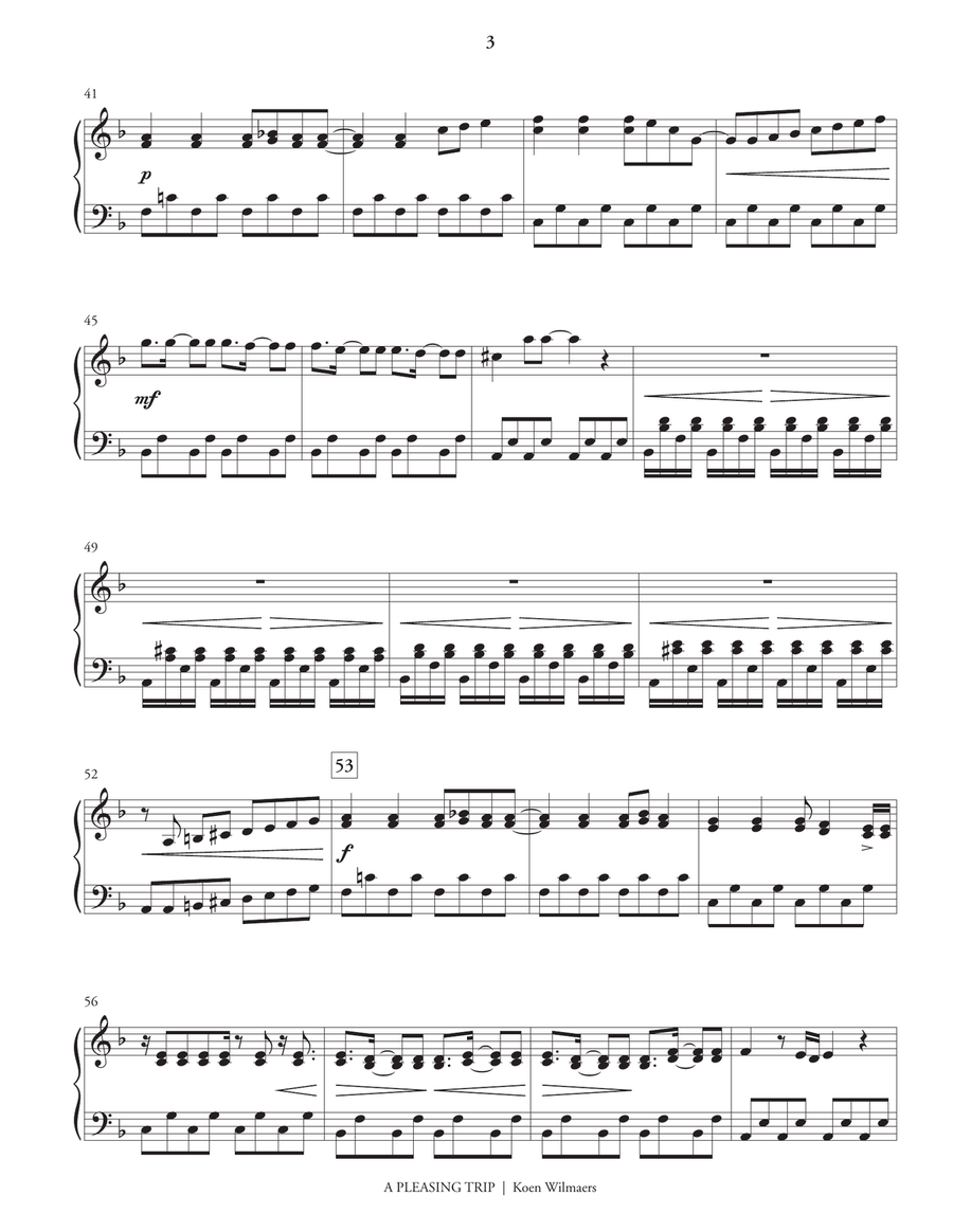 Pleasing Trip, A Pleasing Trip, A Marimba scores gallery preview page 4