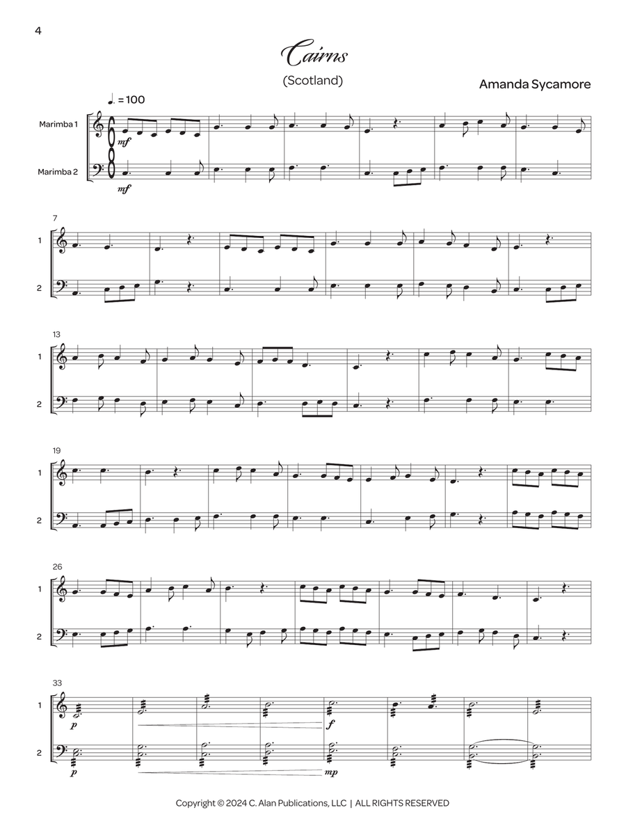 Seven Stones Seven Stones Marimba scores gallery preview page 3