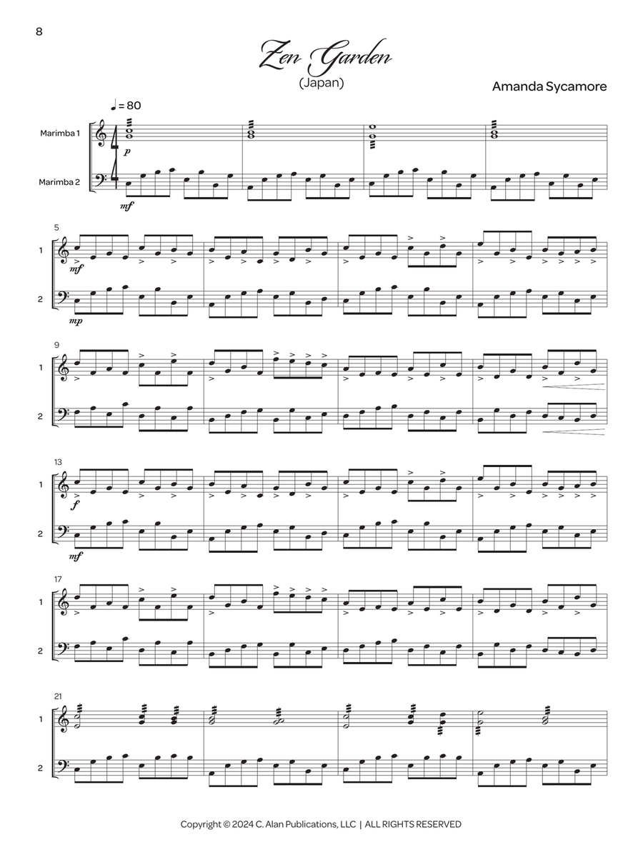 Seven Stones Seven Stones Marimba scores gallery preview page 5