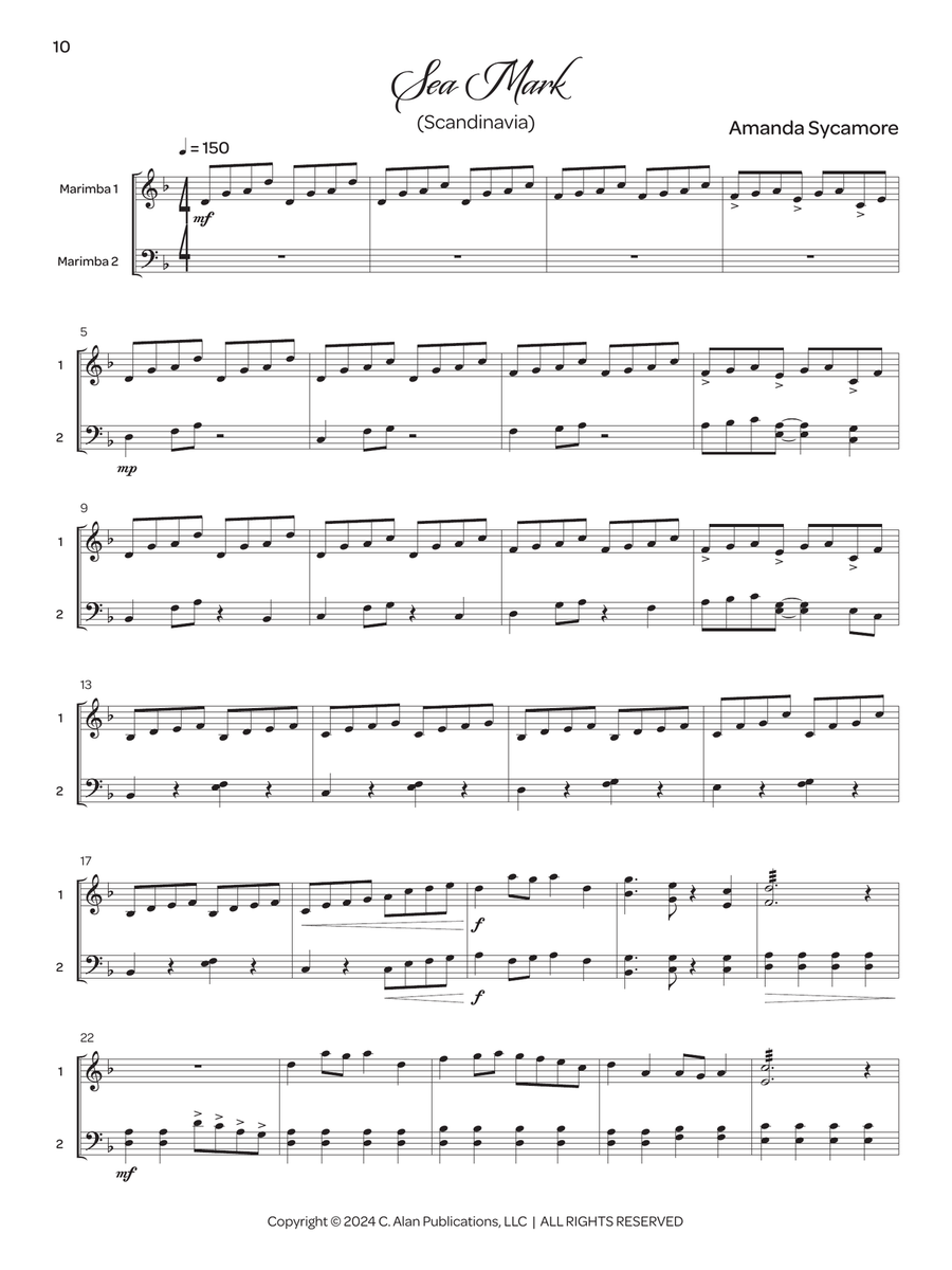 Seven Stones Seven Stones Marimba scores gallery preview page 6