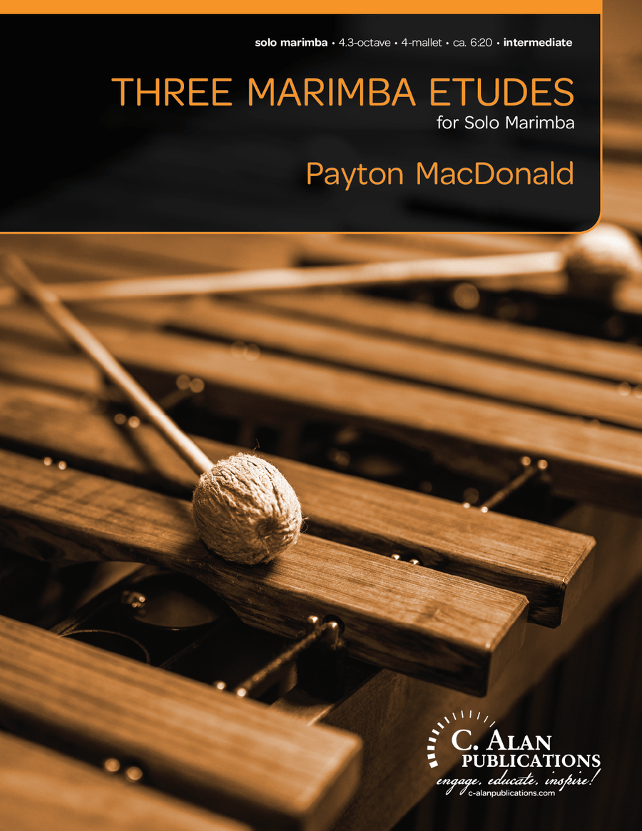Three Marimba Etudes, Vol. 1 Marimba scores gallery preview page 1