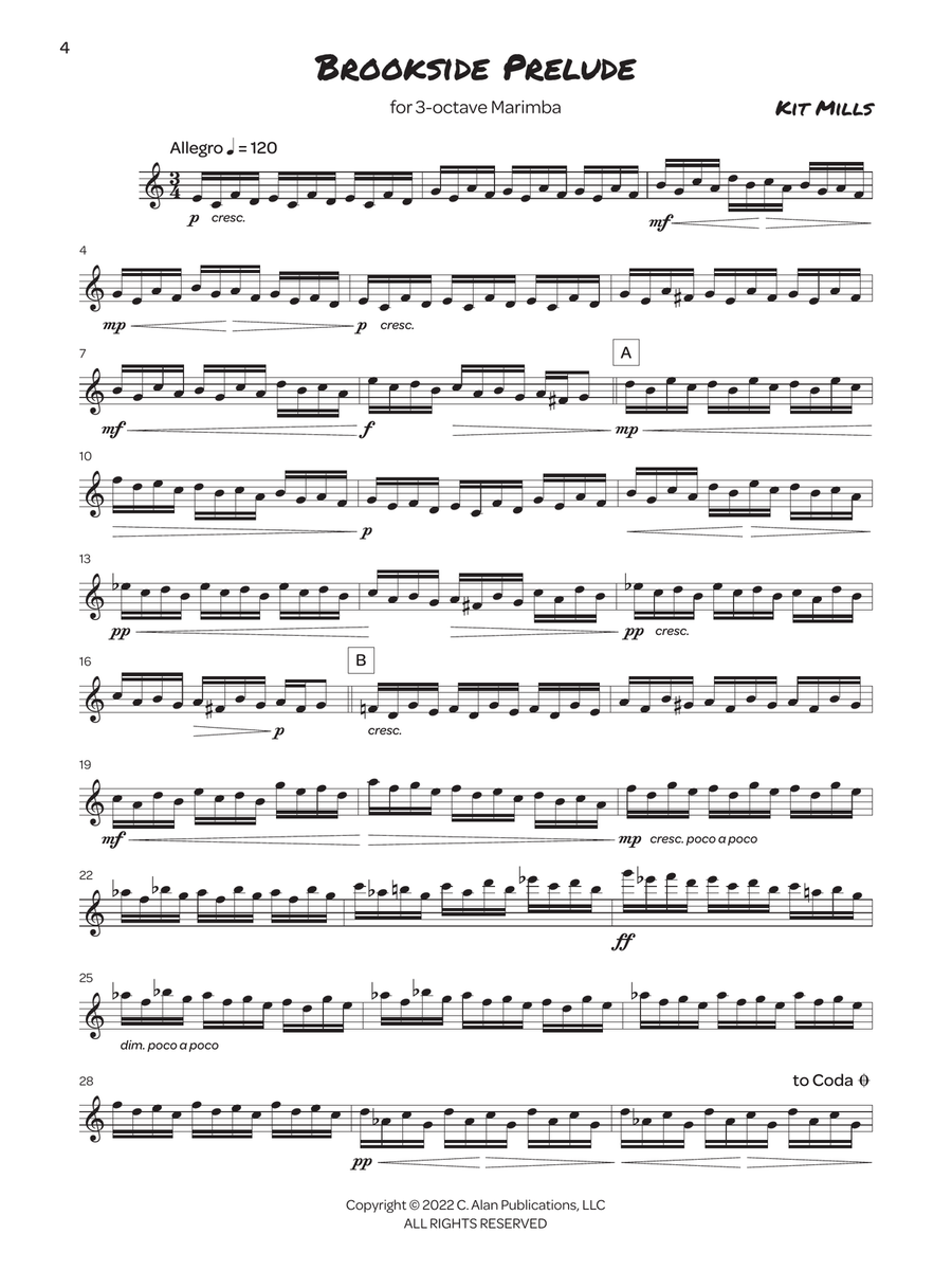 The Two-Mallet Traveler The Two-Mallet Traveler Marimba scores gallery preview page 3