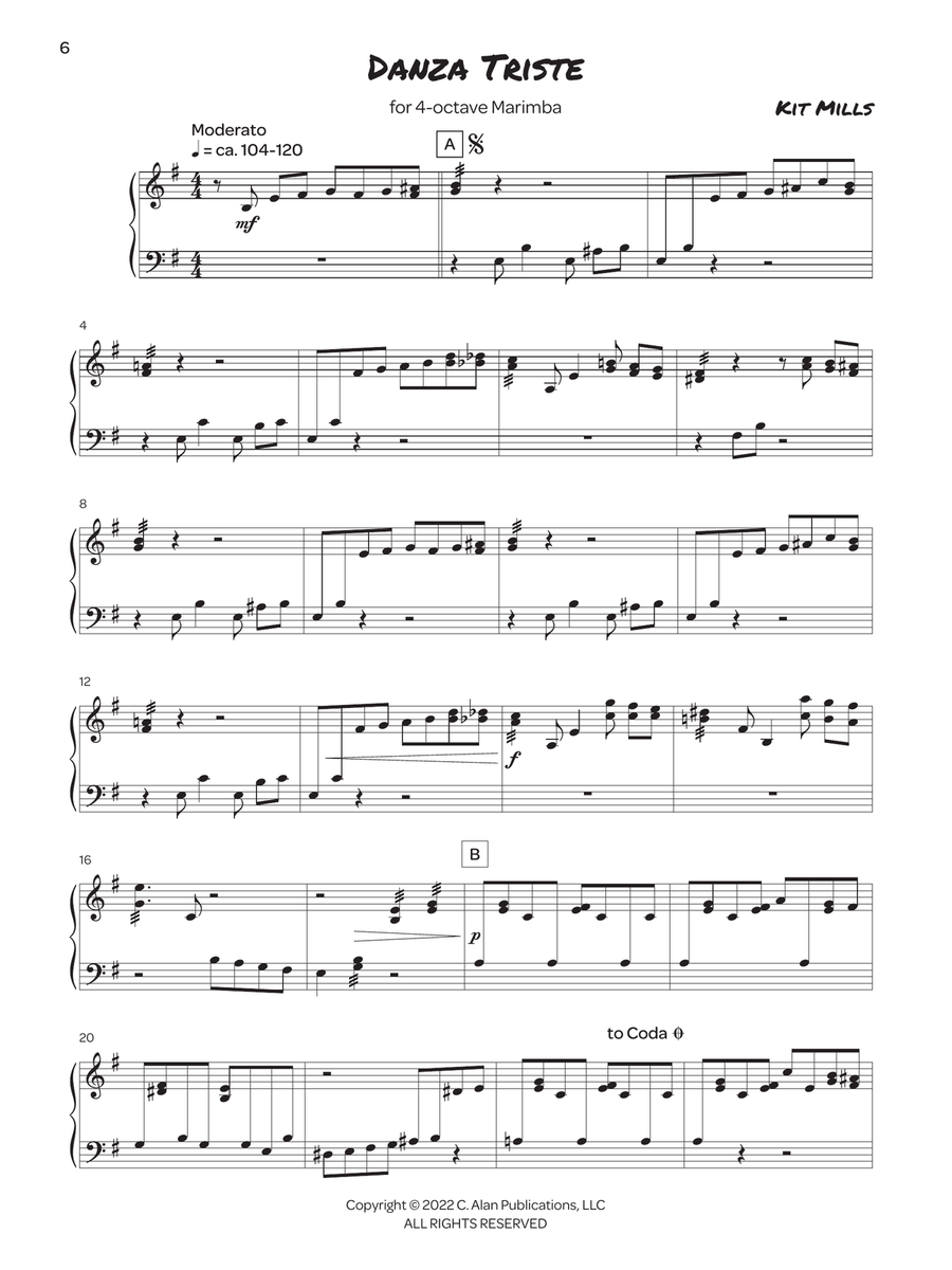The Two-Mallet Traveler The Two-Mallet Traveler Marimba scores gallery preview page 4