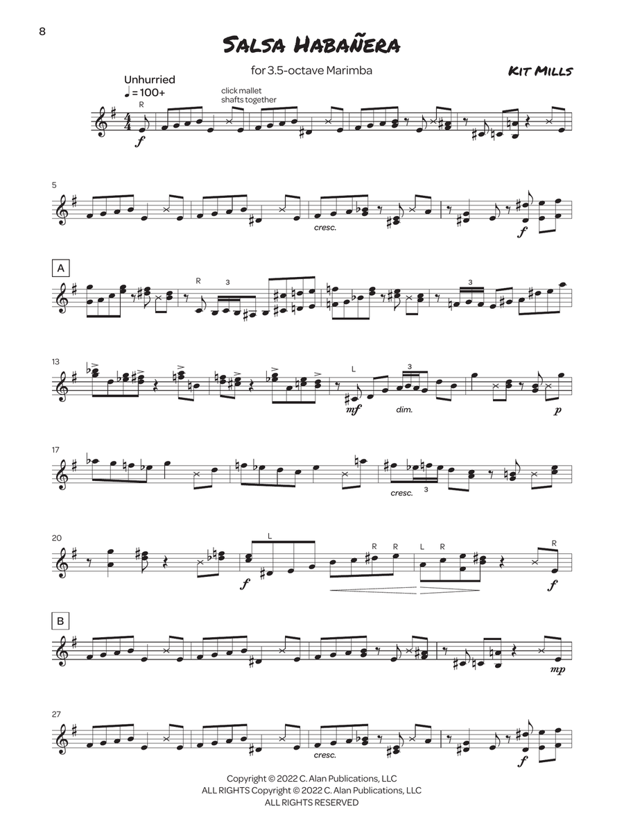 The Two-Mallet Traveler The Two-Mallet Traveler Marimba scores gallery preview page 5