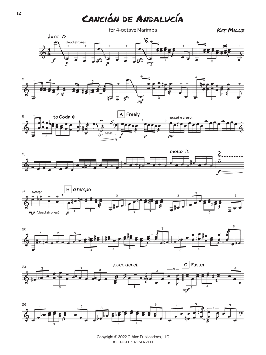 The Two-Mallet Traveler The Two-Mallet Traveler Marimba scores gallery preview page 7