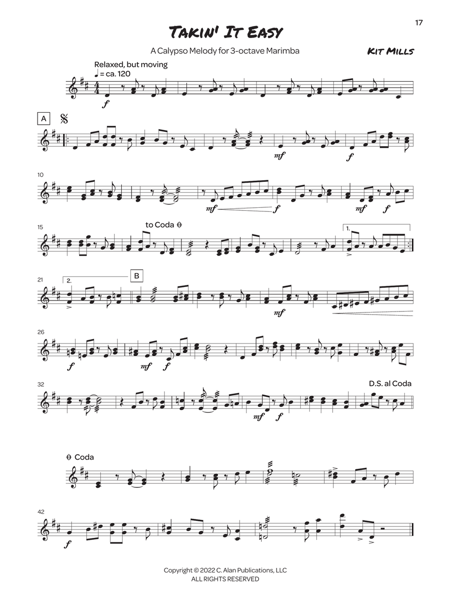 The Two-Mallet Traveler The Two-Mallet Traveler Marimba scores gallery preview page 9