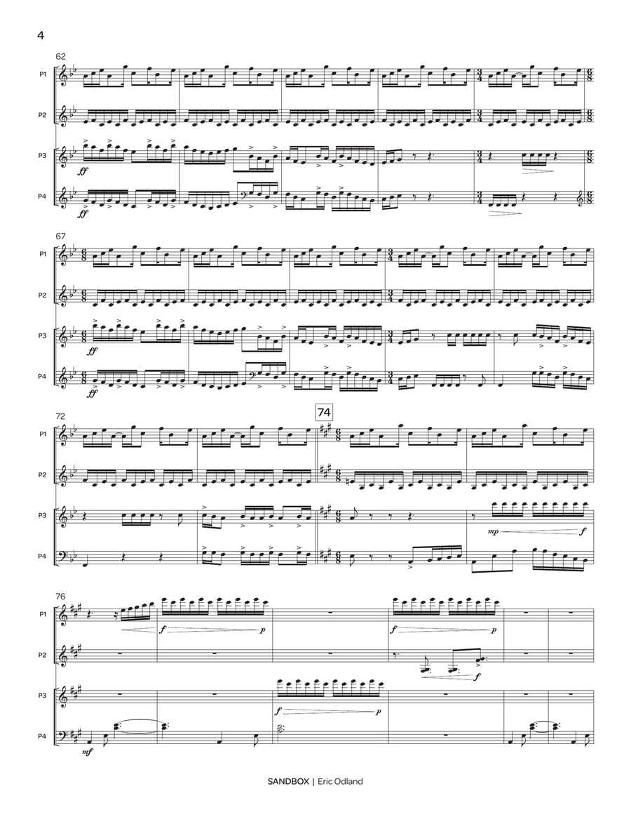 Sandbox Sandbox Marimba scores gallery preview page 5