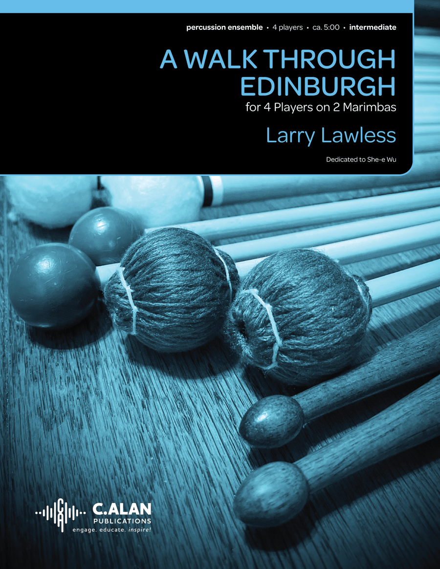 Walk Through Edinburgh, A Marimba scores gallery preview page 1