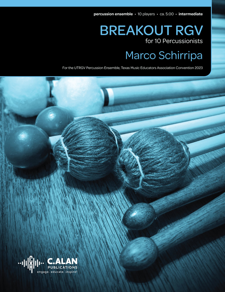 Breakout RGV Breakout RGV Percussion Ensemble scores gallery preview page 1