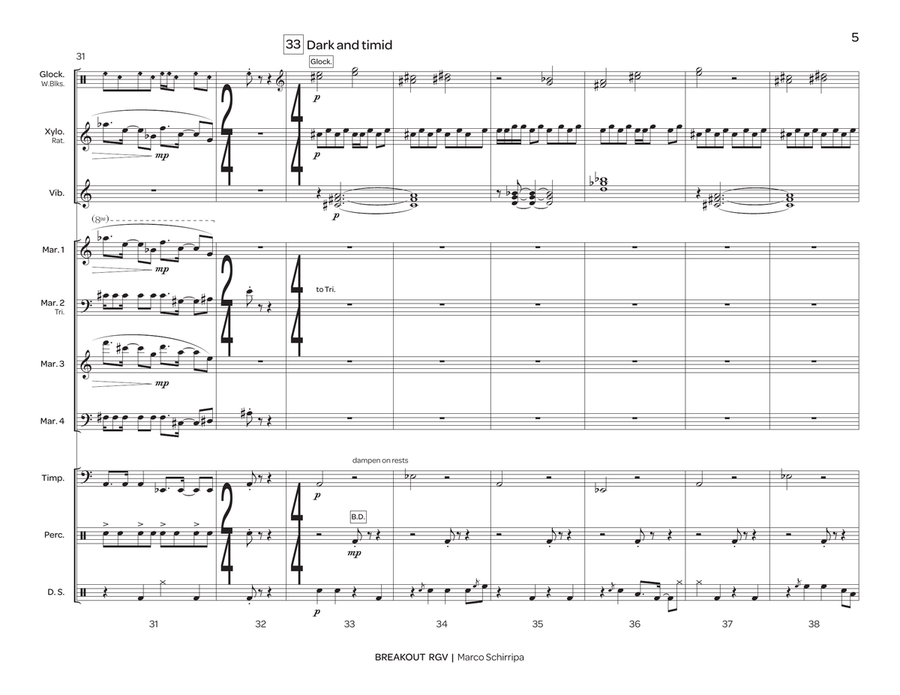 Breakout RGV Breakout RGV Percussion Ensemble scores gallery preview page 6