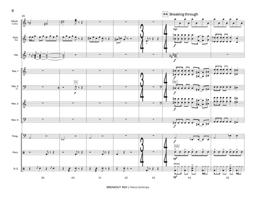 Breakout RGV Breakout RGV Percussion Ensemble scores gallery preview page 7