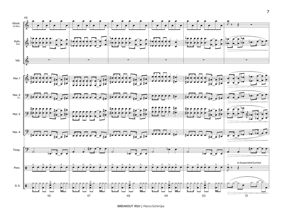 Breakout RGV Breakout RGV Percussion Ensemble scores gallery preview page 8
