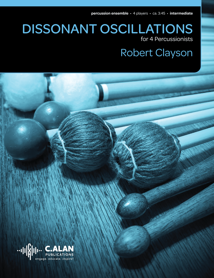 Dissonant Oscillations Dissonant Oscillations Percussion Ensemble scores gallery preview page 1