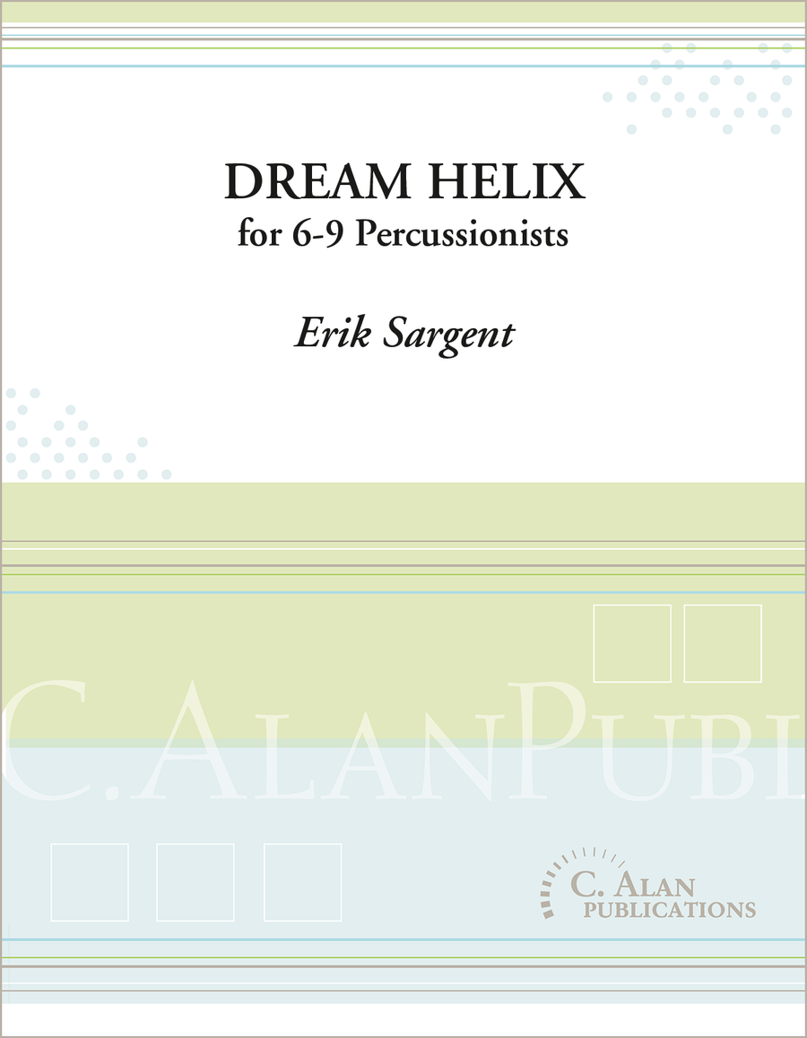 Dream Helix Dream Helix Percussion Ensemble scores gallery preview page 1