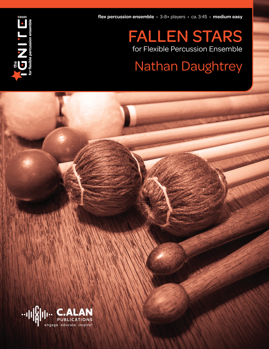 Fallen Stars Fallen Stars Percussion Ensemble scores gallery preview page 1