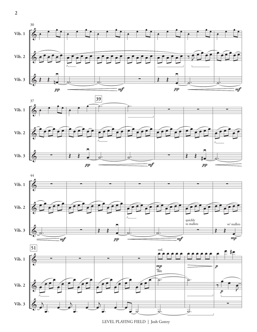 Level Playing Field Level Playing Field Percussion Ensemble scores gallery preview page 3