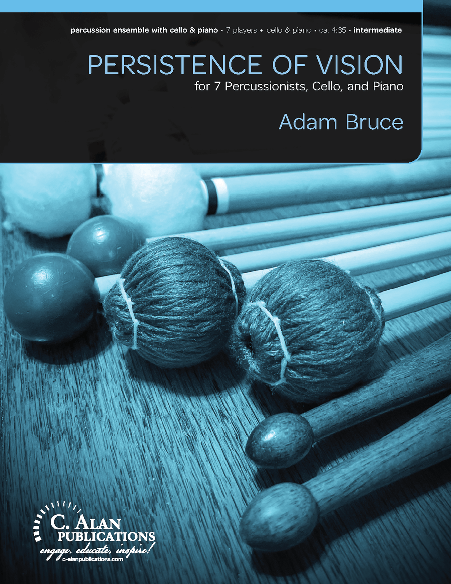 Persistence of Vision Persistence of Vision Percussion Ensemble scores gallery preview page 1