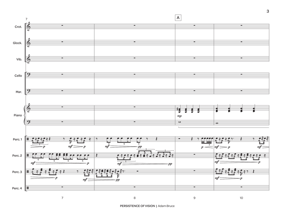 Persistence of Vision Persistence of Vision Percussion Ensemble scores gallery preview page 4
