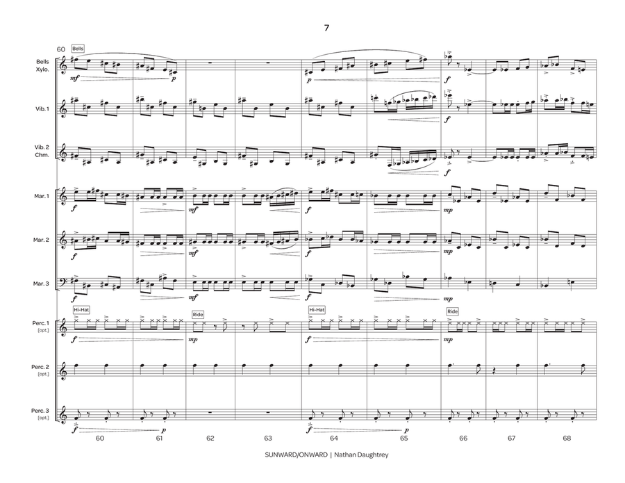 Sunward/Onward Sunward/Onward Percussion Ensemble scores gallery preview page 8