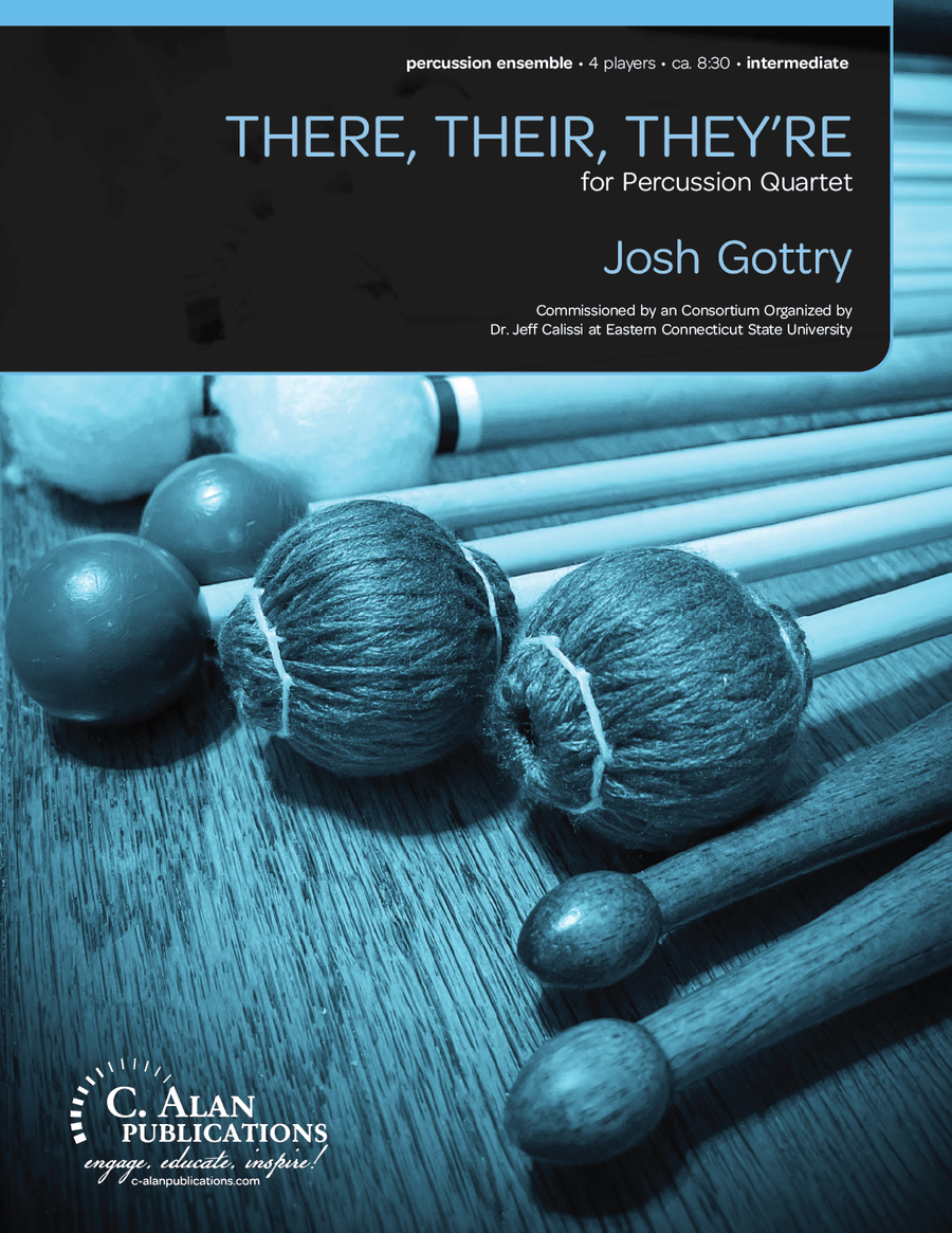 There, Their, They're There, Their, They're Percussion Ensemble scores gallery preview page 1