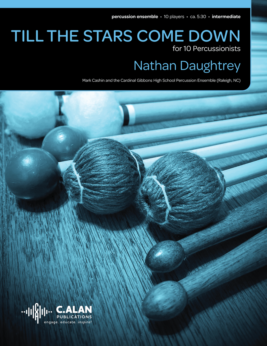 Till the Stars Come Down Till the Stars Come Down Percussion Ensemble scores gallery preview page 1