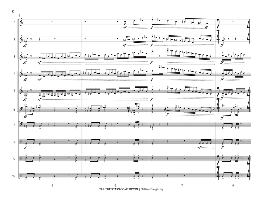 Till the Stars Come Down Till the Stars Come Down Percussion Ensemble scores gallery preview page 3
