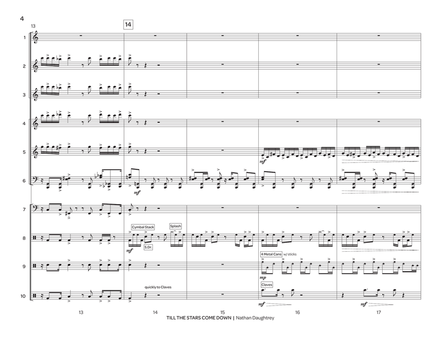 Till the Stars Come Down Till the Stars Come Down Percussion Ensemble scores gallery preview page 5
