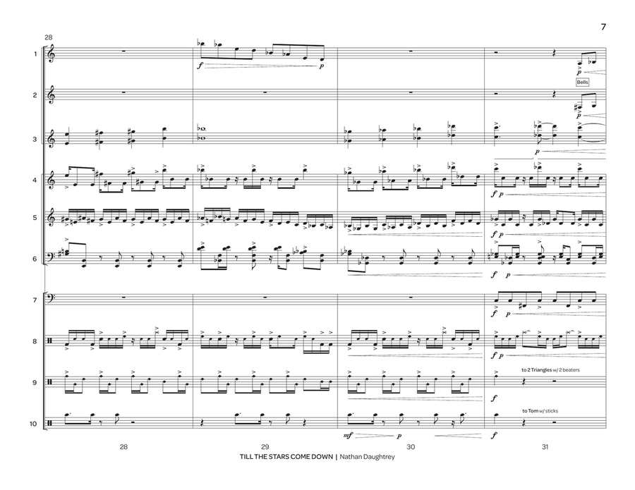 Till the Stars Come Down Till the Stars Come Down Percussion Ensemble scores gallery preview page 8