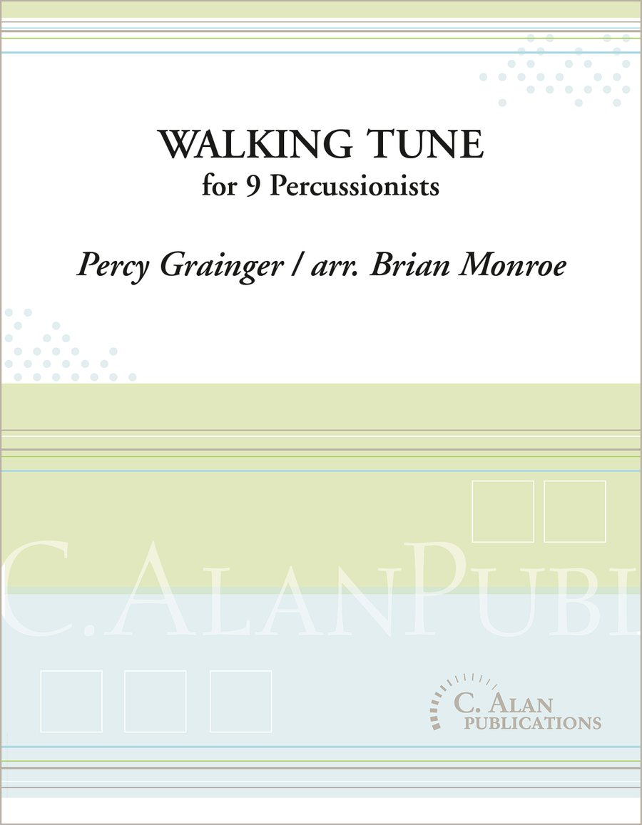 Walking Tune (Grainger) Walking Tune (Grainger) Percussion Ensemble scores gallery preview page 1